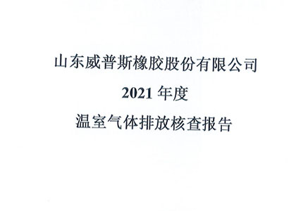 2021年度溫室氣體排放核查報(bào)告